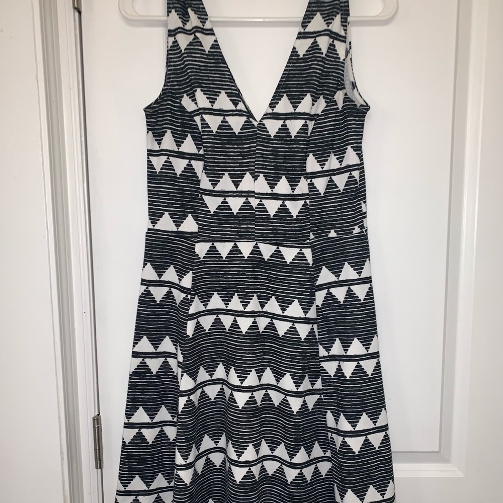 Black and white dress